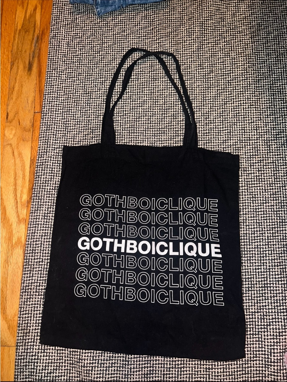 GothboiClique Black Logo Tote Bag